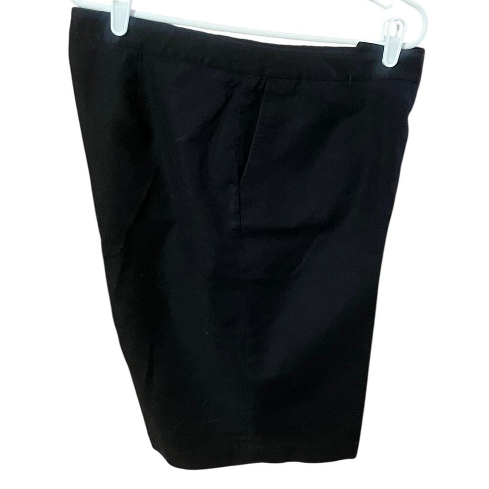 Coldwater Creek Black Natural Fit Bermuda Shorts Size 16 - Picture 3 of 4